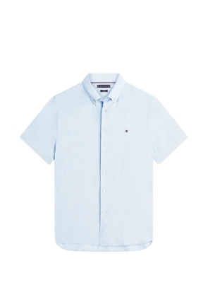 Tommy Hilfiger logo-embroidered shirt - Blue