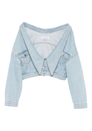 Viktor & Rolf collared denim jacket - Blue