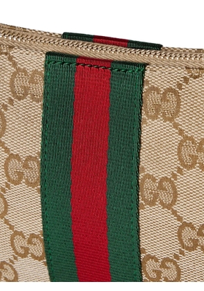 Gucci small Lunetta GG canvas shoulder bag - Neutrals