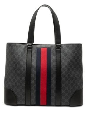 Gucci Pre-Owned 2000-2015 Large GG Supreme Web tote bag - Black