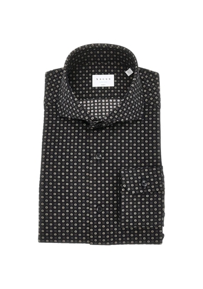 Xacus geometric-print Active shirt - Black