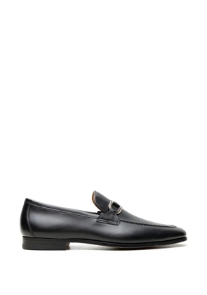 Magnanni Silvano strap leather loafers - Black