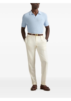 Polo Ralph Lauren slub-knit polo shirt - Blue