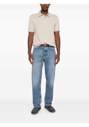 Zegna short-sleeves polo shirt - Neutrals