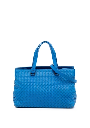 Bottega Veneta Pre-Owned 2012-2025 Small Nappa Intrecciato Accordion satchel - Blue