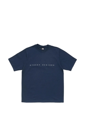 Stüssy graphic-print cotton T-shirt - Blue
