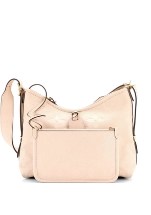Louis Vuitton Pre-Owned CarryAll Monogram Empreinte Giant PM hobo bag - Neutrals