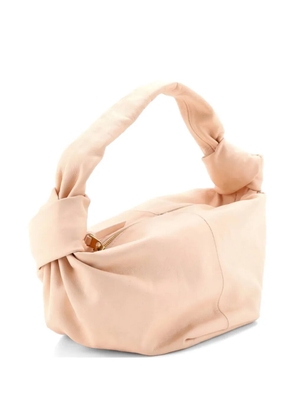 Bottega Veneta Pre-Owned Double Knot Leather Mini hobo bag - Neutrals