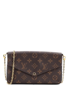 Louis Vuitton Pre-Owned Felicie Pochette Monogram Canvas crossbody bag - Brown