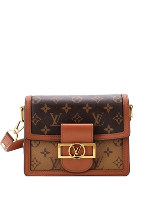 Louis Vuitton Pre-Owned Dauphine Shoulder Bag Reverse Monogram Canvas Mini crossbody bag - Brown