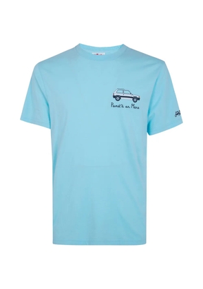 MC2 Saint Barth embroidered-motif T-shirt - Blue