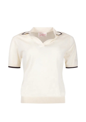 MC2 Saint Barth short-sleeve knitted polo top - Neutrals