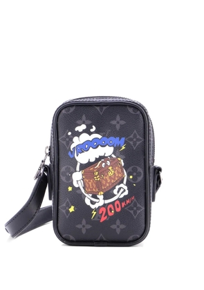 Louis Vuitton Pre-Owned Danube Limited Edition Comic Trunk Printed Monogram Eclipse Canvas PPM crossbody bag - Black
