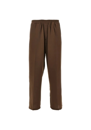 MARSEM elasticated-waist trousers - Brown