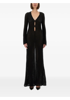 The Garment Tanzania open-knit cut-out dress - Black