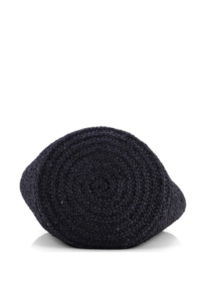 Saint Laurent Pre-Owned Panier Basket Shopper Raffia Medium bucket bag - Black