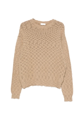 SEWMOD open-knit sweater - Brown