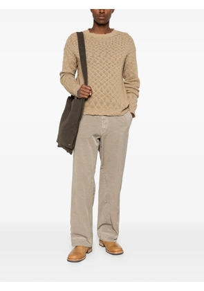 SEWMOD open-knit sweater - Brown