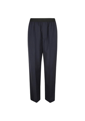 Balenciaga pinstripe trousers - Blue