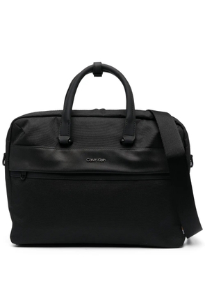 Calvin Klein logo-detail laptop bag - Black