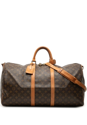 Louis Vuitton Pre-Owned 1993 Monogram Keepall Bandouliere 55 travel bag - Brown
