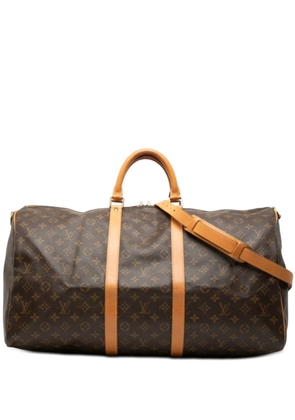 Louis Vuitton Pre-Owned 1995 Monogram Keepall Bandouliere 55 travel bag - Brown