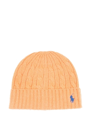 Polo Ralph Lauren cable-knit beanie hat - Orange