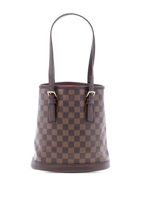 Louis Vuitton Pre-Owned 2001 Damier Ebene Marais bucket bag - Brown
