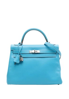 Hermès Pre-Owned 2011 Togo Kelly II Retourne 32 satchel - Blue