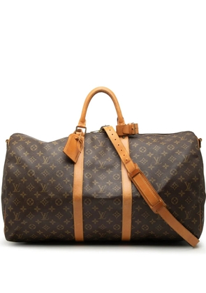 Louis Vuitton Pre-Owned 1995 Monogram Keepall Bandouliere 55 travel bag - Brown