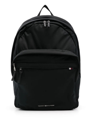 Tommy Hilfiger logo-lettering backpack - Black