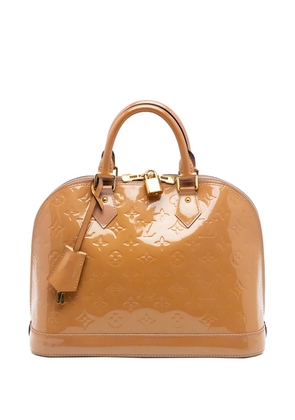 Louis Vuitton Pre-Owned 2013 Monogram Vernis Alma PM handbag - Brown