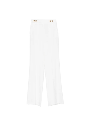 PINKO buttoned straight trousers - White