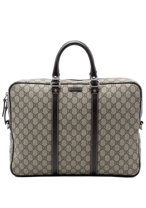 Gucci Pre-Owned 2016-2025 GG Supreme business bag - Neutrals