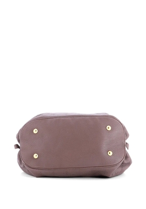 Louis Vuitton Pre-Owned L Mahina Leather hobo bag - Brown