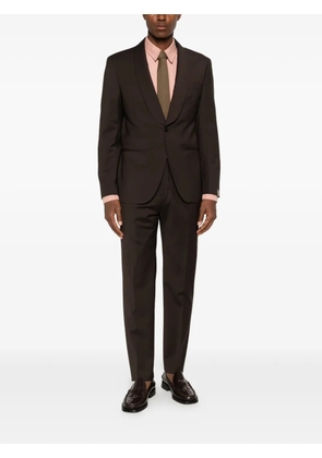 Manuel Ritz shawl-lapel suit - Brown