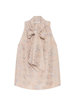 MALIPARMI tie-detail blouse - Neutrals