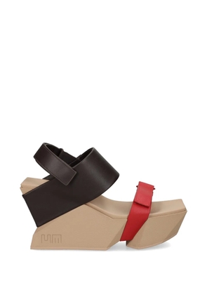 United Nude Brutt touch-strap wedge sandals - Brown