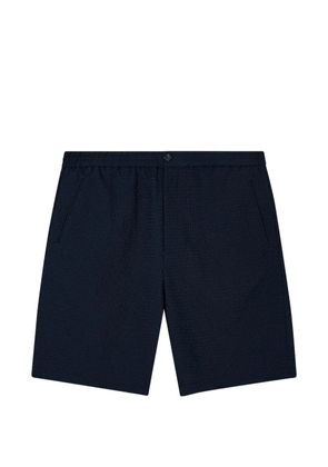 Emporio Armani seersucker-textured shorts - Blue