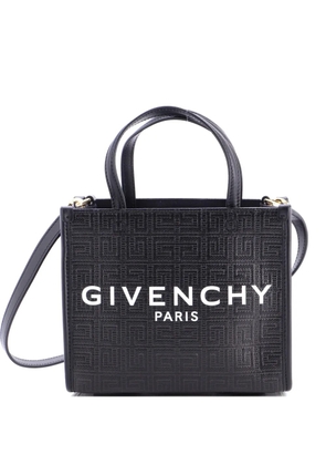 Givenchy Pre-Owned G- 4G Embossed Coated Canvas Mini tote bag - Black