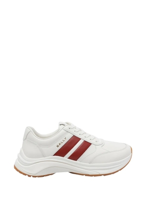 Bally logo-print panelled sneakers - White