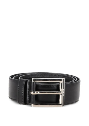 Prada Pre-Owned square buckle belt - Black