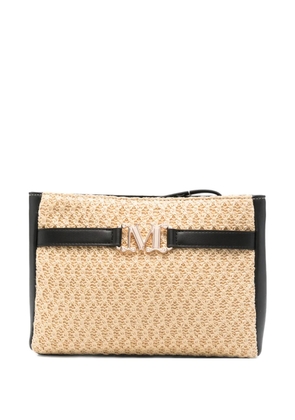 Max Mara Bchmambo clutch bag - Neutrals