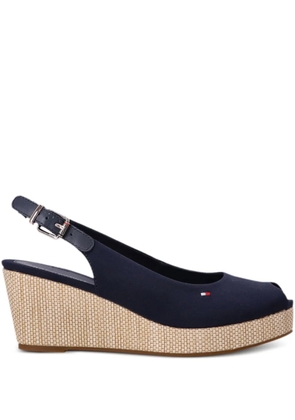 Tommy Hilfiger Elena slingback wedge sandals - Blue
