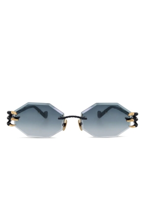 ANNA-KARIN KARLSSON The Claw & The Nest octagonal sunglasses - Black