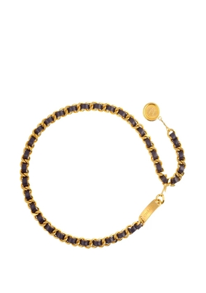 CHANEL Pre-Owned 1994 woven belt - Gold