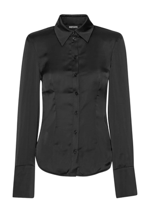 ROTATE BIRGER CHRISTENSEN button-fastening shirt - Black
