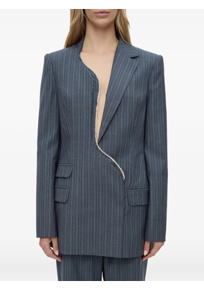 Christopher Esber Torrent pinstripe-pattern blazer - Blue