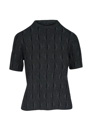 Lafayette 148 short-sleeve sweater - Grey