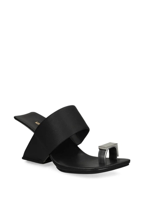 United Nude Loop Toe Hi architectural-heel toe-ring sandals - Black